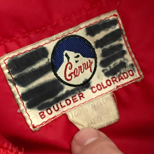 Vintage 60s Gerry Nylon Goose Down Talon Hooded Puffer Jacket Coat Parka Medium