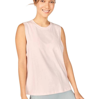 Fabletics Women s Jade Muscle Tank Top Pink Frost Size 2X Relaxed Fit NEW $40