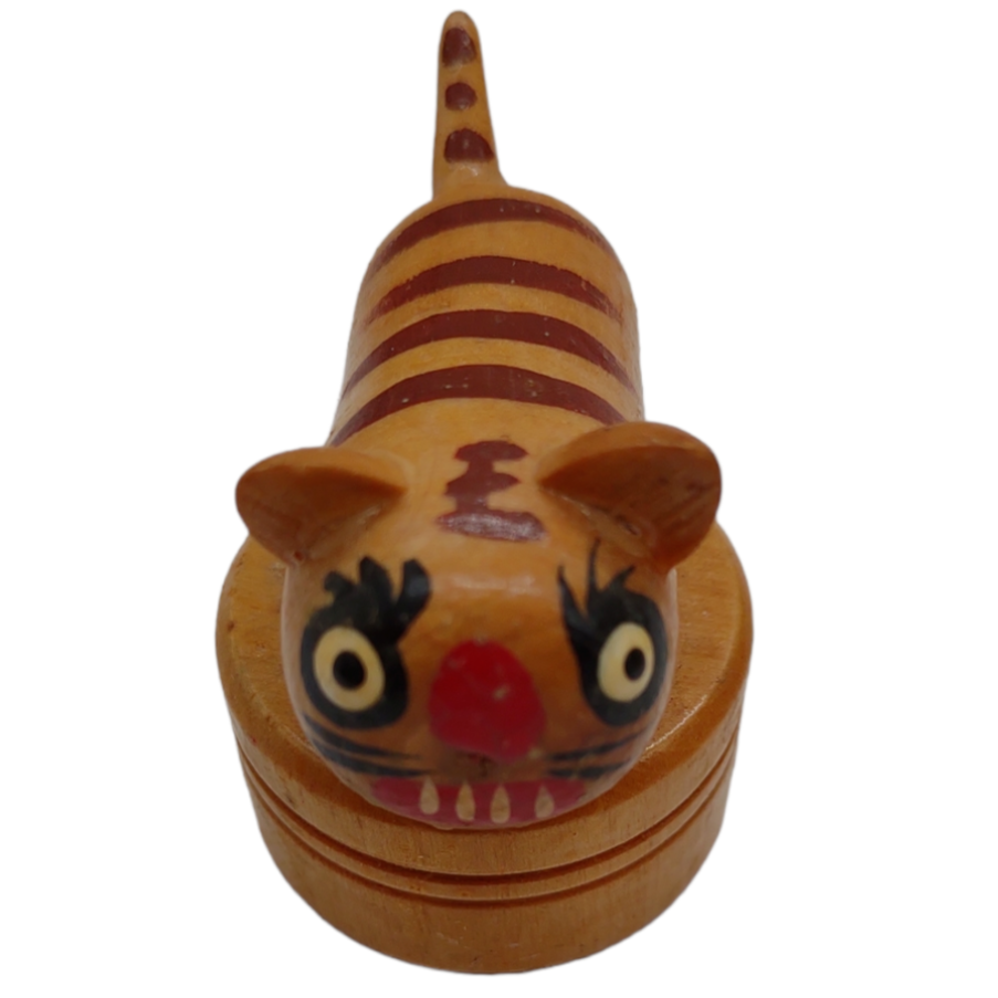 Sharpener Shanghai China Wood Folk Art Collectible