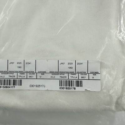 Pre-owned Balenciaga Unisex Hand Drawn Vintage Jersey T-shirt M In White