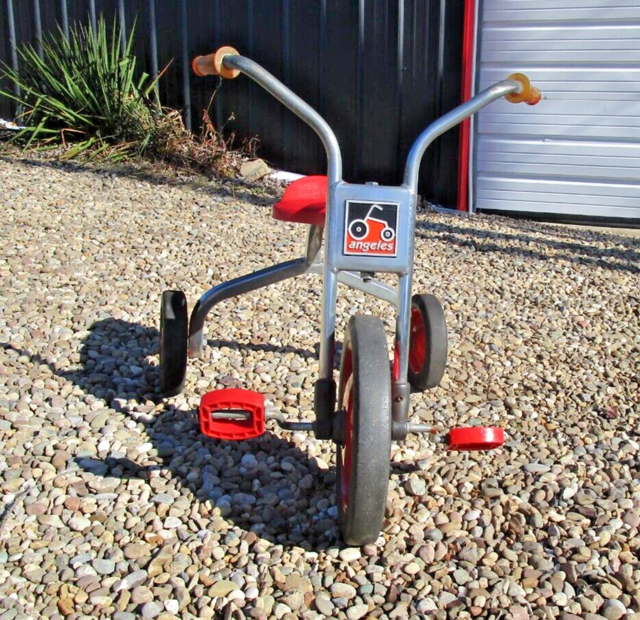 Vintage Angeles Children's Factory SilverRider 12" Trike red