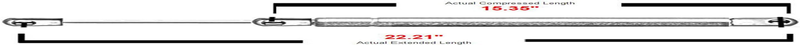 Rear Liftgate Lift Supports Struts Shocks Gas Springs for 1997-2001 Jeep Cherok