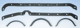Milodon MIL40100 Oil Pan Gasket Kit Crushproof Fiber for Small Block Chevy