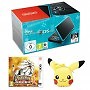 Image New Nintendo 2DS XL Noire et Turquoise + Pokemon Soleil Jeu 3DS + Porte-Cle Port Image New Nintendo 2DS XL Noire et Turquoise + Pokemon Soleil Jeu 3DS + Porte-Cle Port