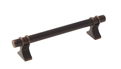 Amerock | Cabinet Pull | Oil Rubbed Bronze | 5-1/16 inch (128 mm) Center to