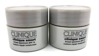 2 * Clinique Smart SPF15 Custom-Repair Moisturizer Creme 15ml*2=30ml /1.0 oz