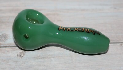4'' JADE SPIRIT Tobacco Smoking Glass Pipe w/ built-in screen Glass Pipes