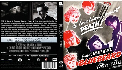 *Bluebeard (1944) (80th Anniversary Edition) (Blu-ray, 2024) W/Slipcover