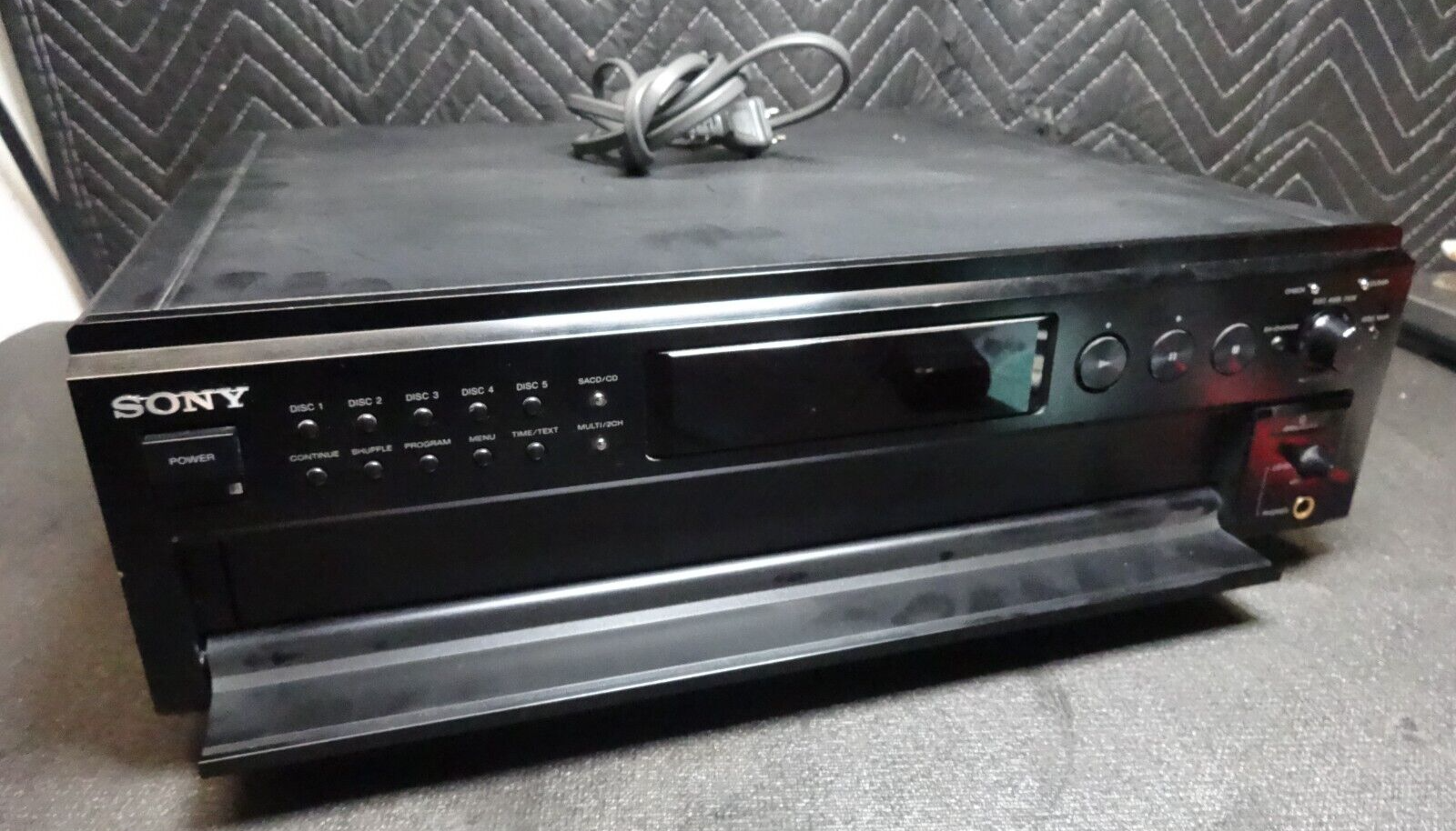 SONY Super Audio CD Player SCD-C555ES 5-CD Changer PARTS OR