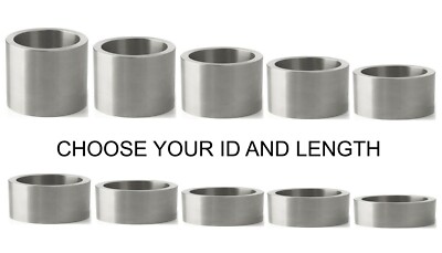 ALUMINUM 22MM OD X 19MM, 18MM, 17MM, 16MM OR 15MM ID BUSHING SPACER