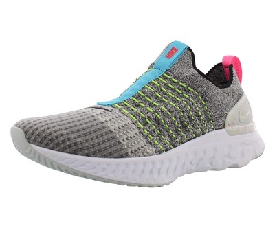 NIKE-React PHANTOM-FK2-WHITE/Gray Running Shoes CZ7865-100 Men 10