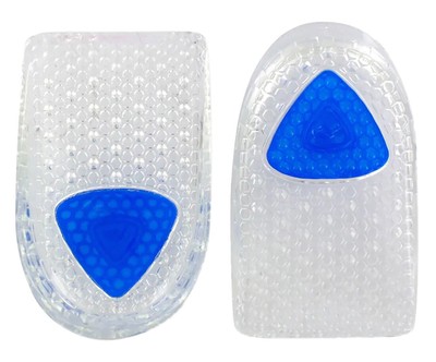 Sof Sole Gel Heel Cup Mens Insoles Size 7-12, Color: White