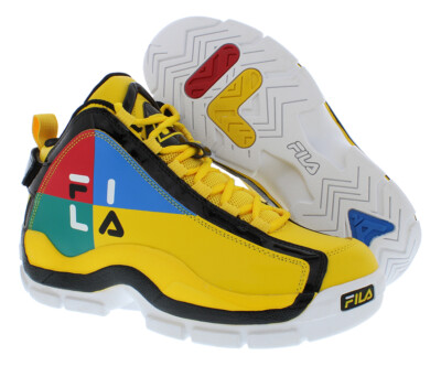 Fila Grant Hill 2 Festival Mens Shoes Size 7, Color: Yellow/Black/Blue