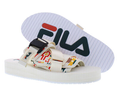 Fila Sol-Slide V2 Mens Shoes Size 8, Color: White/Red/Yellow