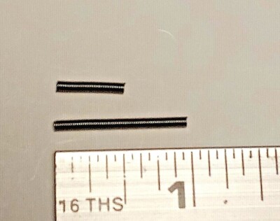 .051  Coil Spring Fasteners 1/2'' and 1''  for making Bucktail/Marabou Spinners
