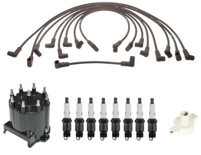 ACDelco Ignition Kit Distributor Rotor Cap Wire & Spark Plugs for Chevy GMC V8