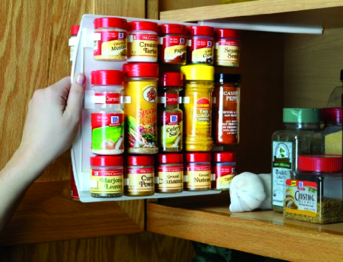 Spice Rack Organizer 40 Clip Cabinet Shelf Can Stand Pantry