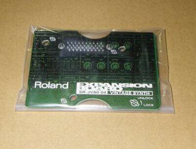 ROLAND ローランド SR-JV80-04 VINTAGE SYNTH Roland SR-JV80-04 VINTAGE SYNTH EXPANSION BOARD Operation