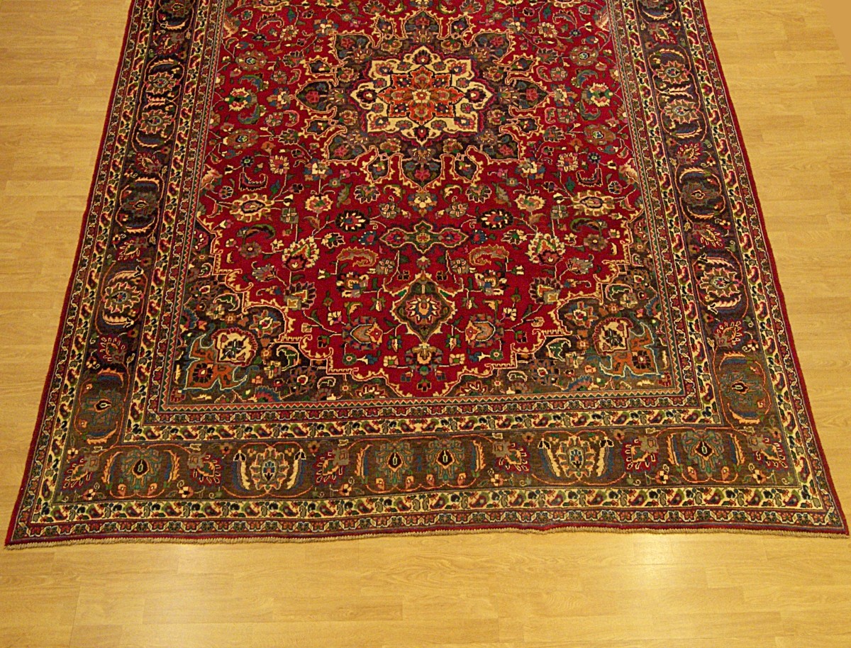 8 x 11.5 Handmade High Quality Antique 1940s Persian Oriental Rug Fine Soft Wool