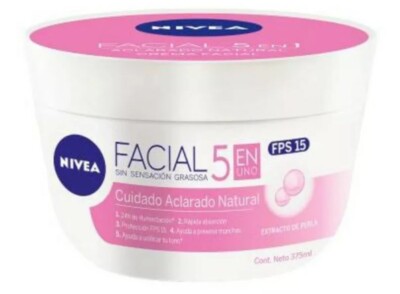 Nivea Cuidado Aclarado Natural  Facial Cream SPF 15 200ml