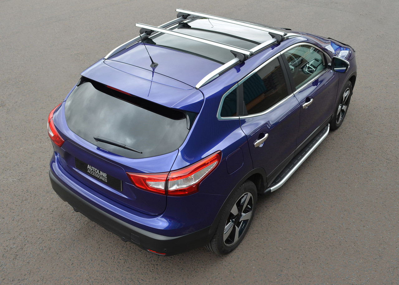 Cross Bars For Roof Rails To Fit Nissan Qashqai (2014+) 100KG Lockable eBay