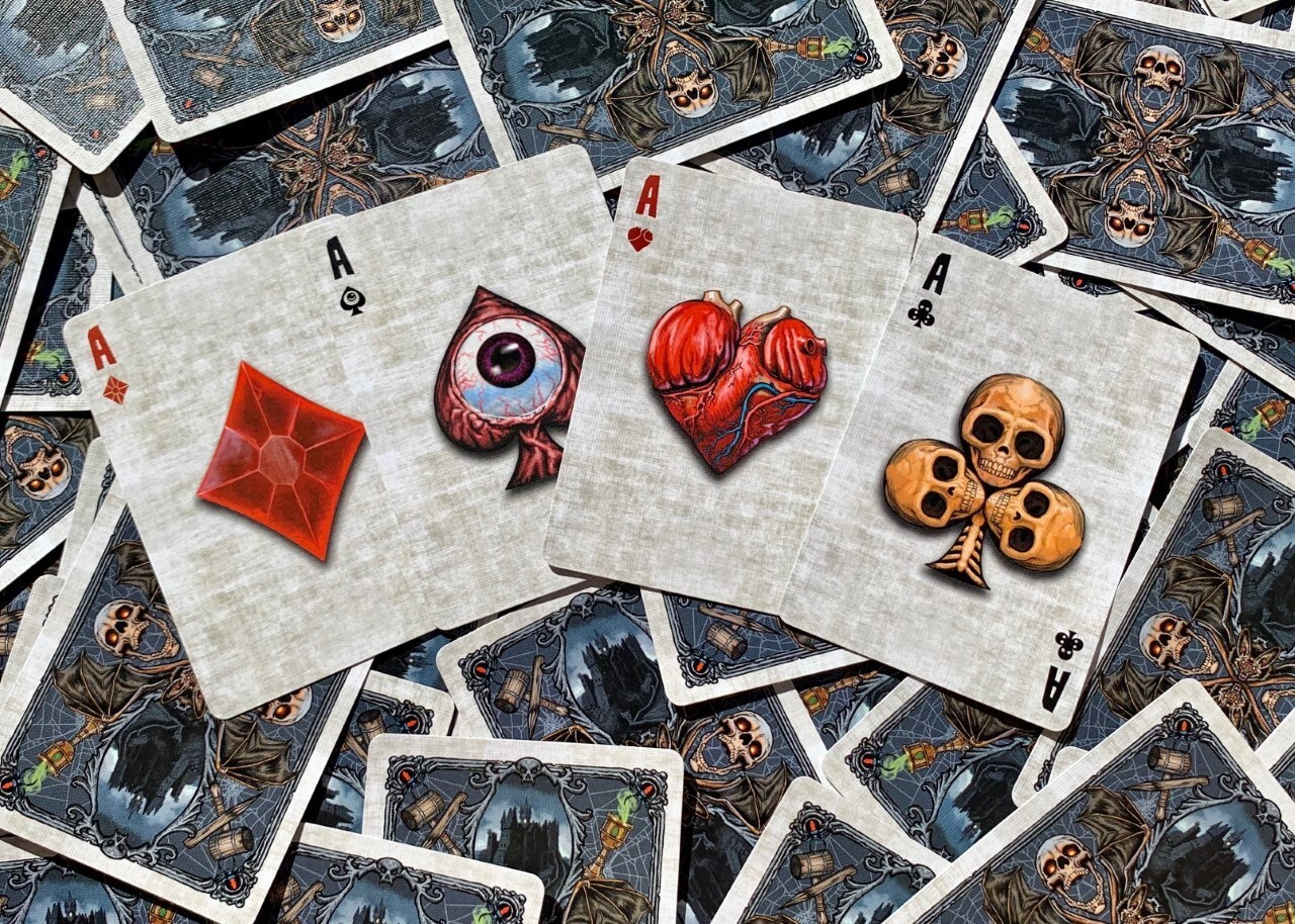 Limited Edition Monster v2 Bicycle Playing Cards Poker Size Deck USPCC Custom