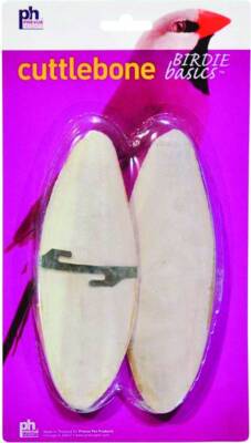 Prevue Hendryx Birdie Basics Cuttlebone 6''/2 Pack White