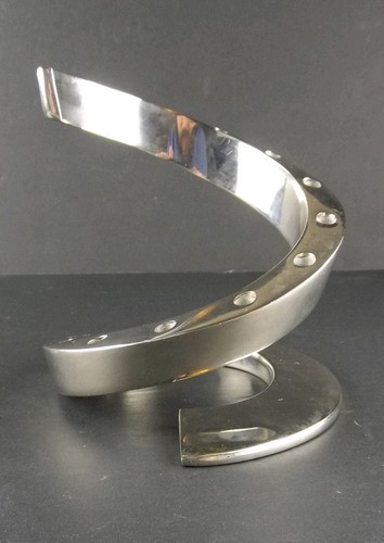 Danish Modern 1960s Dansk Designs Bertil Vallien Plated Spiral Candleholder