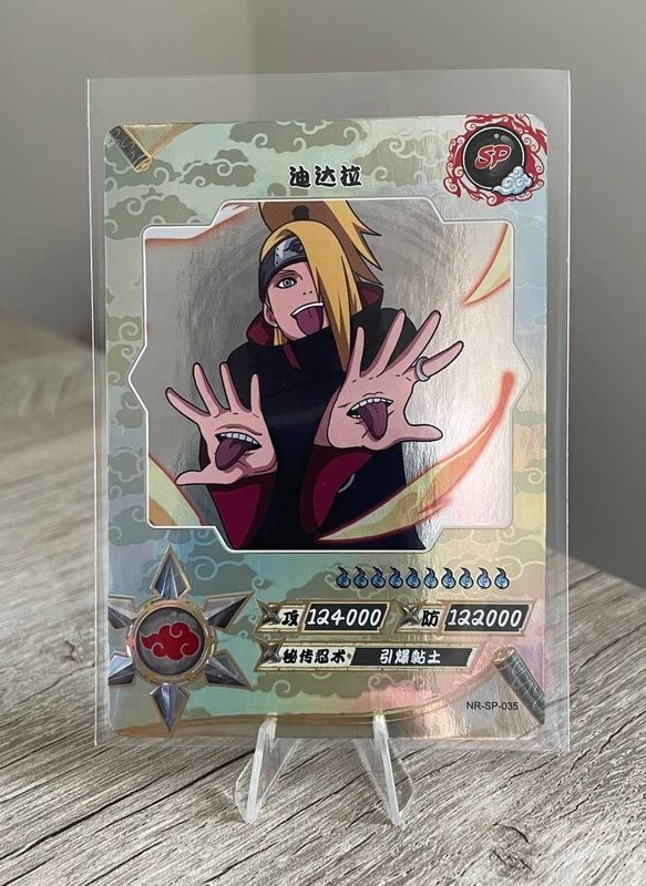 Deidara Tsukuri Nr-Sp-035 Naruto Kayou Card Tcg Mint Ultra Rare
