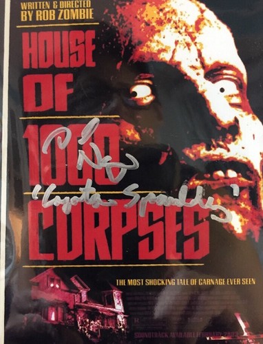 SID HAIG Signed~House of 1,000 Corpses Film Cells~Signed Captain Spaulding COA