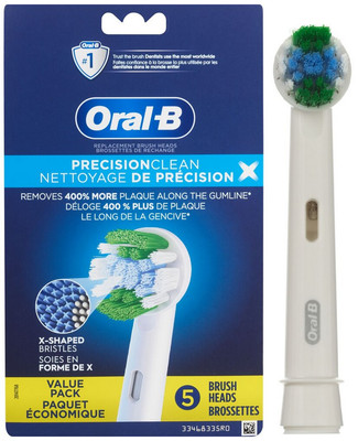 Oral-B Precision Clean X Plaque Removal Bristles - 5 Brush Heads