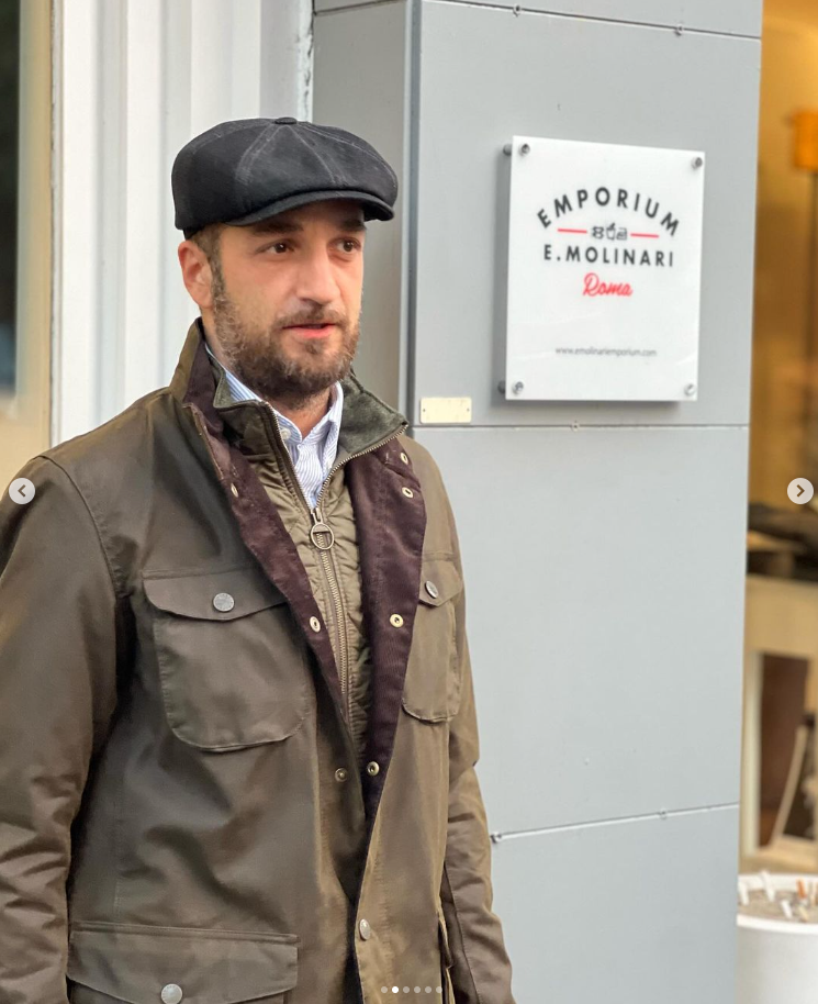 Pre-owned Barbour Ogston Wax Jacket W/ Elbow Patches Olive Msrp$625 Rugged Sophistication In Green