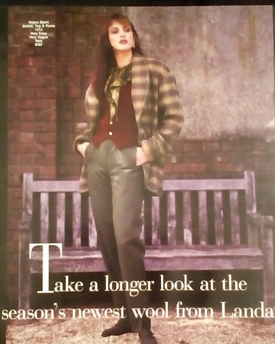 Vintage VOGUE Oct 1993 Sewing PATTERN COUNTER CATALOG Store Book Retro Fashion
