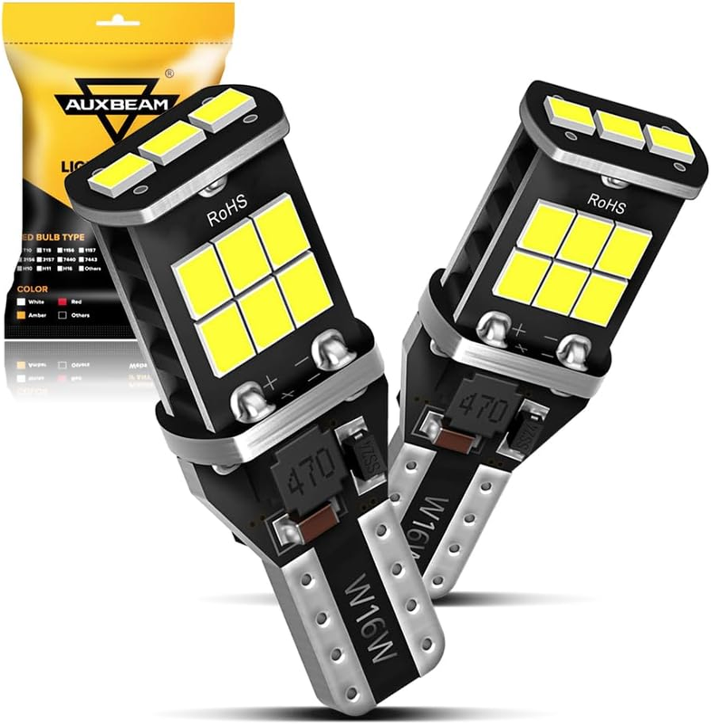 T15 Led Light Bulb 921 LED Bulb W16W 800LM HID White for Backup Reverse