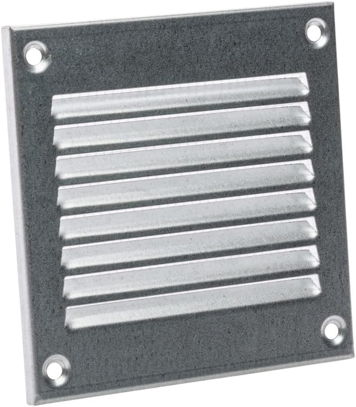 Metal Air Vent Grille 100x00mm / 4" x 4 Inch with Fly Screen