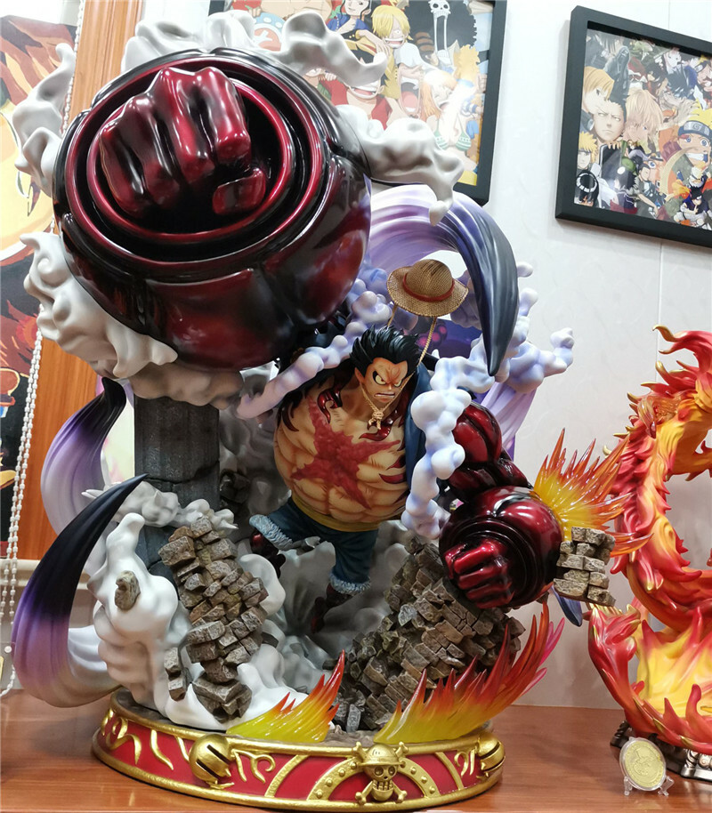 BBT One Piece Monkey D Luffy Gear 4 Statue Resin Figurine