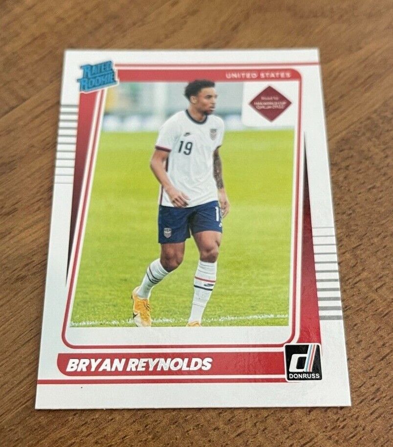 2021-22 Panini Donruss Road To Qatar Bryan Reynolds #181 RATED ROOKIE CARD. rookie card picture