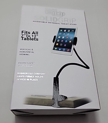 Aduro SolidGrip Adjustable Universal 7-12'' Tablet Stand UNI-TABGRP-01 - BLACK