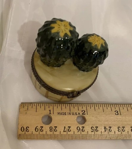 Limoges Cactus Trinket Box