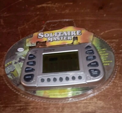 Solitaire Master Handheld Card Game Electronic Vegas Style NEW! 