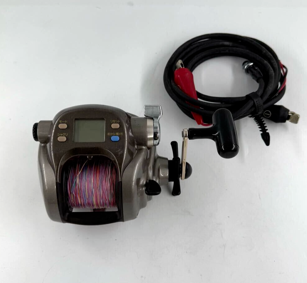 Daiwa SUPER TANACOM-S 600W Electric Reel w/code From Japan