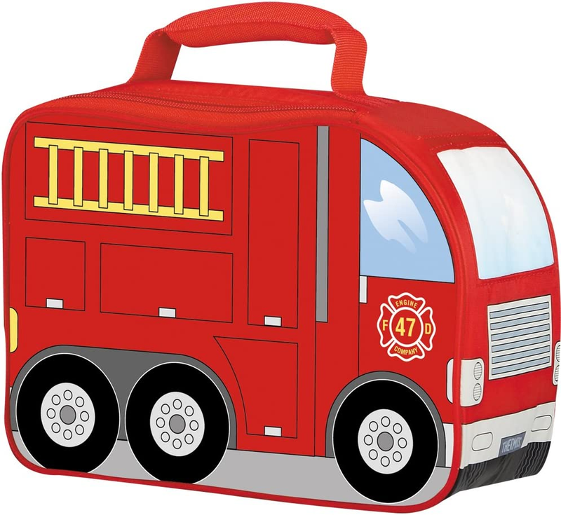 Novelty Soft Lunch Kit, Firetruck, 4 X 10 X 7 Inches