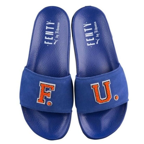 

[367087-01] Женские сандалии Puma x Rihanna Leadcat Fenty FU Sandal Slide Clematis Blue