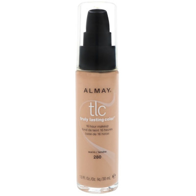 Almay TLC Truly Lasting Color 16 Hour Makeup, Warm Color #280 1 oz 9z
