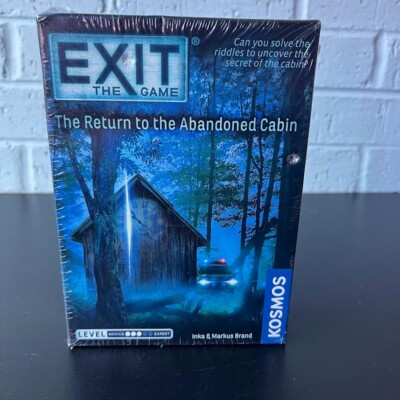 EXIT: The Game Return to The Abandoned Cabin Thames & Kosmos Board Games New!