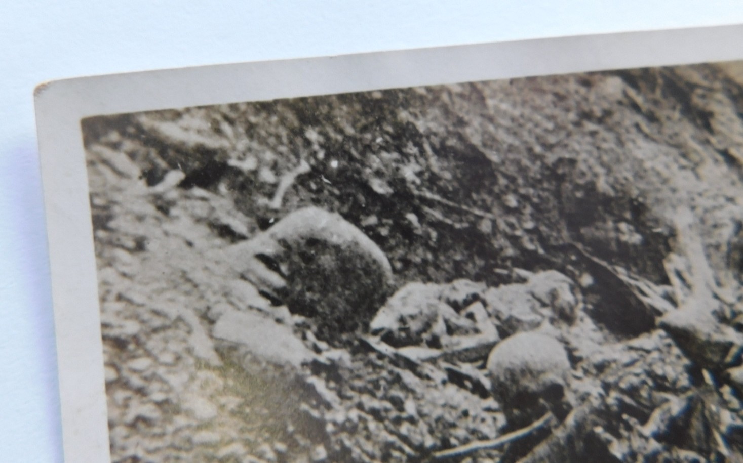World War I Photo Card German Dead Dead Man's Hill in France