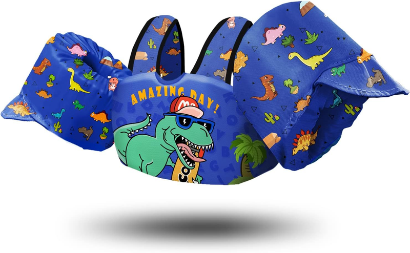Kids Swim Vest Life Jacket for 30-55 Pounds Boys and Girls, Toddler Floaties wit