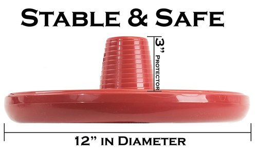 Squirrel Products Tree Swing Disc Rope Swing - with Leg Safety Protector & 1