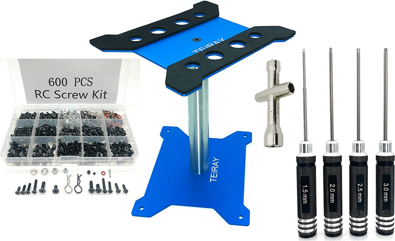 600PCS RC Screws Kit and RC Screwdrivers Hex Screw Driver Se