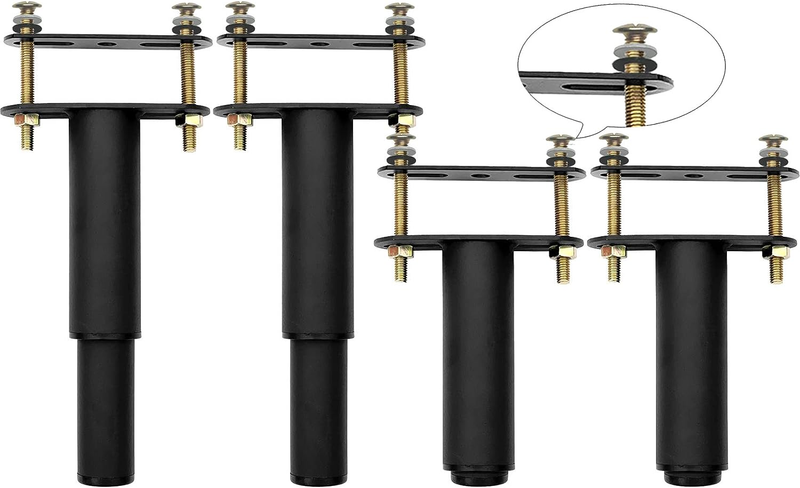 Taelakeni 4 Pcs Bed Frame Legs, Adjustable Height Center Support Leg for Bed Fra
